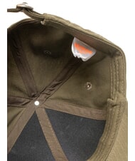 SUN68 LOGO Casquette de baseball en coton militaire sombre - Bonnets - 4