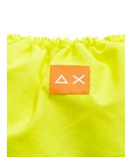 SUN68 NYLON Sac à dos à cordon jaune fluorescent - Sacs à dos pour l'École & les Loisirs - 3