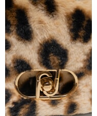 LIUJO LAPUFFY Sac à bandoulière en peluche à imprimé animal macul naturel. - Sacs pour Femme - 3