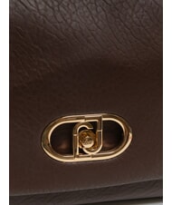 LIUJO LAPUFFY Sac à bandoulière avec rabat lumière brune - Sacs pour Femme - 3