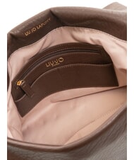 LIUJO LAPUFFY Sac à bandoulière avec rabat lumière brune - Sacs pour Femme - 5