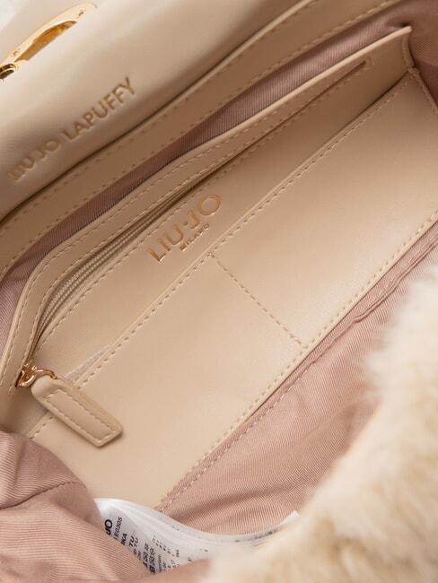 LAPUFFY Sac en peluche avec poignée en chaîne marbre - Sacs pour Femme