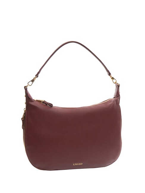 KALISKA Sac extensible à cordon vin rouge - Sacs pour Femme