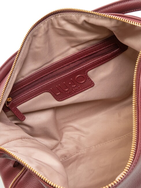 KALISKA Sac extensible à cordon vin rouge - Sacs pour Femme