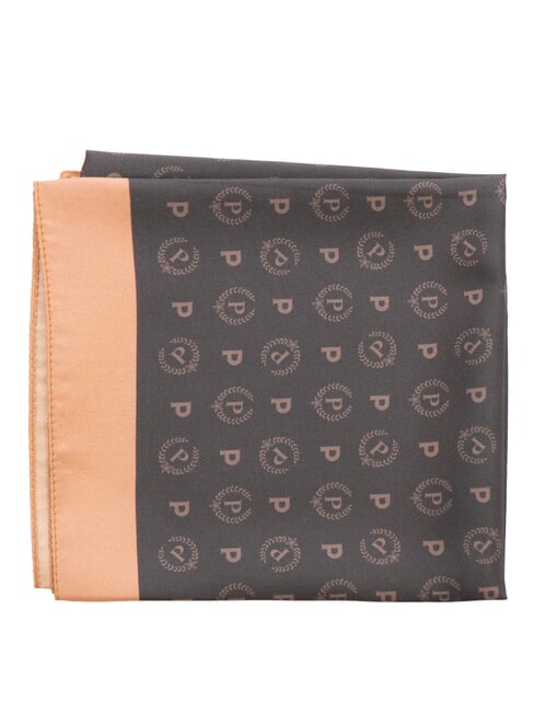 FLOWERS TWILL Écharpe imprimée fleurs brunes - Écharpes