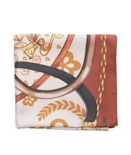 POLLINI HEARTS TWILL Foulard chaîne marron - Écharpes - 3