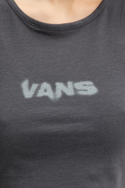 BLUR Débardeur court à imprimé logo asphalte - T-shirt