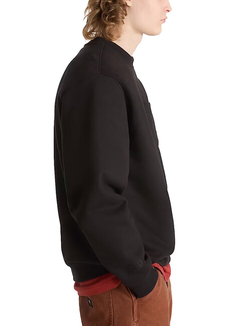 MTE LODGE Sweat-shirt à col rond noir - Pulls molletonnés