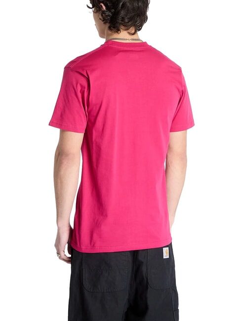 LEFT CHEST LOGO  T-shirt en coton jubilé de cerise - T-shirt