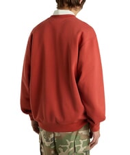 VANS SALTON Sweat-shirt ras du cou en coton ocre rouge - Pulls molletonnés - 2