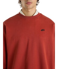 VANS SALTON Sweat-shirt ras du cou en coton ocre rouge - Pulls molletonnés - 4