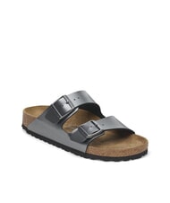 BIRKENSTOCK ARIZONA Sandale pantoufle métallique noir - Chaussures Femme - 3