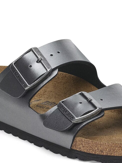 ARIZONA Sandale pantoufle métallique noir - Chaussures Femme