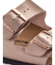 BIRKENSTOCK ARIZONA Sandale pantoufle m&eacute;tallique cuivre - Chaussures Femme - 4