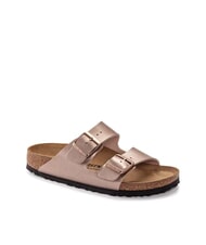 BIRKENSTOCK ARIZONA Sandale pantoufle m&eacute;tallique - Chaussures Femme