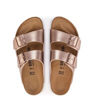 BIRKENSTOCK ARIZONA Sandale pantoufle m&eacute;tallique cuivre - Chaussures Femme - 3