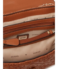 GUESS ADELASIA Sac &agrave; bandouli&egrave;re sac fourre-tout albury caramel - Sacs pour Femme - 4