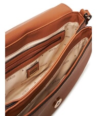 GUESS CALEBRA Sac &agrave; bandouli&egrave;re COGNAC - Sacs pour Femme - 4
