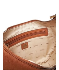 GUESS CALEBRA Sac &agrave; bandouli&egrave;re COGNAC - Sacs pour Femme - 4