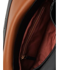 COCCINELLE BOHEME GRANA DOUBLE  Sac &agrave; bandouli&egrave;re, avec bandouli&egrave;re noir/cognac - Sacs pour Femme - 4