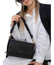 COCCINELLE BOHEME GRANA DOUBLE  Sac &agrave; bandouli&egrave;re, avec bandouli&egrave;re noir/cognac - Sacs pour Femme - 5