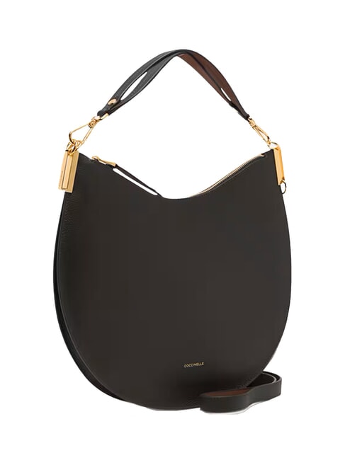 SUNUP  Sac &agrave; bandouli&egrave;re, avec bandouli&egrave;re noir/cognac - Sacs pour Femme