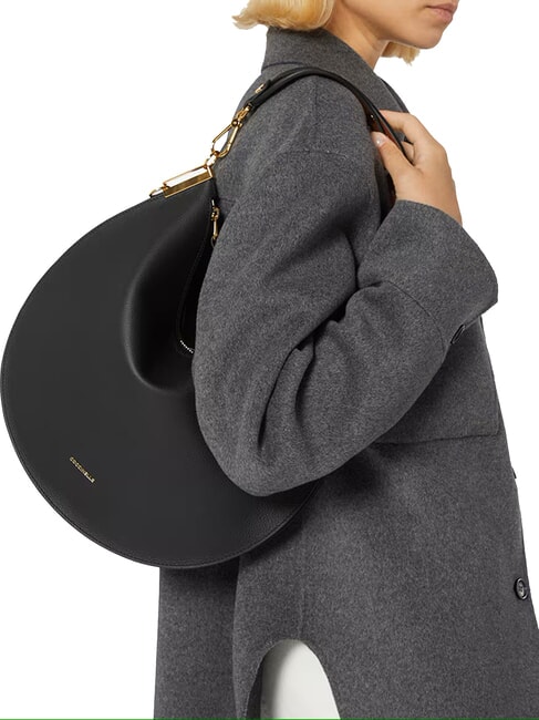 SUNUP  Sac &agrave; bandouli&egrave;re, avec bandouli&egrave;re noir/cognac - Sacs pour Femme