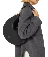 COCCINELLE SUNUP  Sac &agrave; bandouli&egrave;re, avec bandouli&egrave;re noir/cognac - Sacs pour Femme - 4