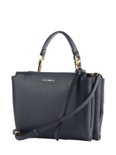 ARLETTIS Mini sac en cuir texturé bleu nuit - Sacs pour Femme