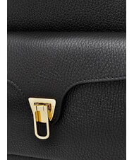 COCCINELLE BEAT GENERATION Sac &agrave; dos en cuir martel&eacute; Noir - Sacs pour Femme - 4