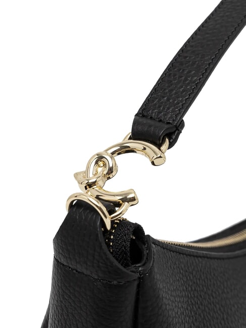 C-EASY Sac cartable moyen en cuir Noir - Sacs pour Femme