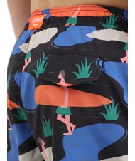 SUN68 ILLUSTRATION Costume de plage pour homme noir/bleu - Maillots de bain - 3