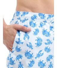 SUN68 BIG PRINT Costume de plage pour homme blanc/bleu - Maillots de bain - 3