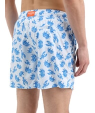 SUN68 BIG PRINT Costume de plage pour homme blanc/bleu - Maillots de bain - 2