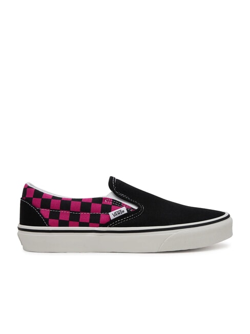 CLASSIC POP CHECK Baskets &agrave; enfiler &agrave; carreaux rose framboise - Chaussures unisexe
