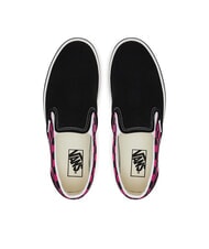 VANS CLASSIC POP CHECK Baskets &agrave; enfiler &agrave; carreaux rose framboise - Chaussures unisexe - 3