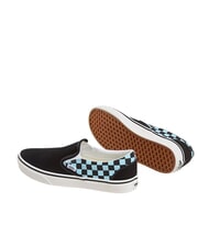 VANS CLASSIC POP CHECK Baskets &agrave; enfiler &agrave; carreaux bleu cristal - Chaussures unisexe - 4