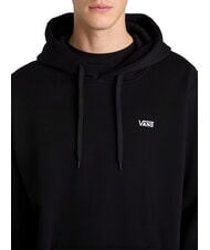 VANS LEFT CHEST II LOOSE Sweatshirt à capuche noir - Pulls molletonnés - 4