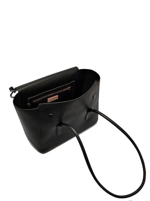 DOUBLE BEAT Sac &agrave; bandouli&egrave;re Noir - Sacs pour Femme