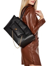 COCCINELLE DOUBLE BEAT Sac &agrave; bandouli&egrave;re Noir - Sacs pour Femme - 5