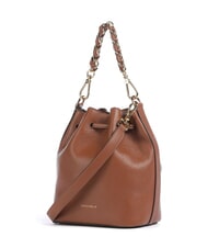 COCCINELLE BEAT GENERATION Mini seau en cuir Cognac - Sacs pour Femme - 2