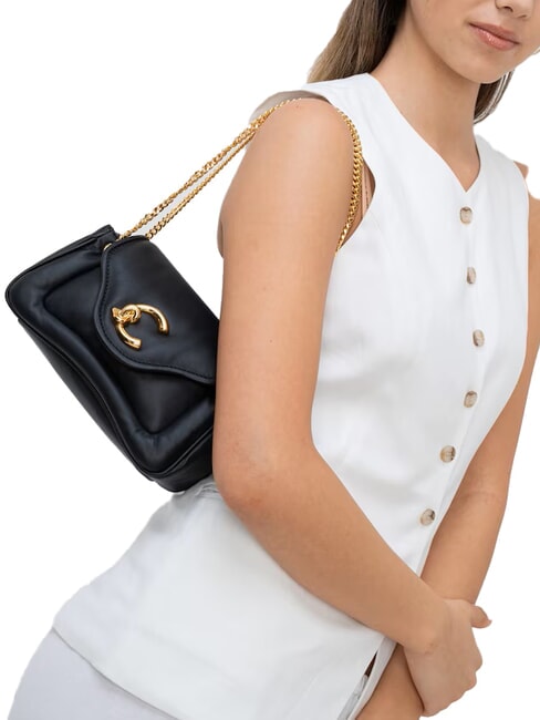 C-ME FLUFFY Sac à bandoulière Noir - Sacs pour Femme