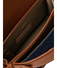 COCCINELLE C-ME DENIM Sac à bandoulière bleu den/cognac - Sacs pour Femme - 6