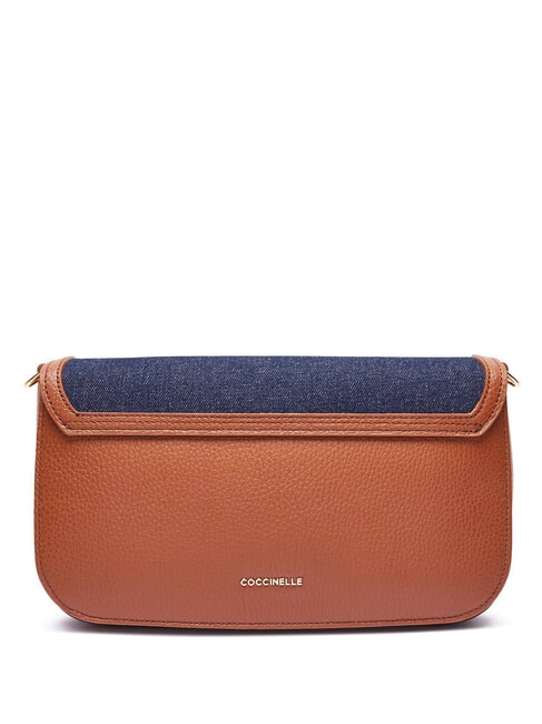 C-ME DENIM Sac à bandoulière bleu den/cognac - Sacs pour Femme