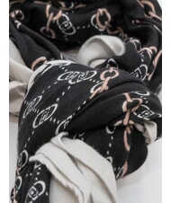 LIUJO CHAIN &Eacute;charpe avec imprim&eacute; all-over NOIR - &Eacute;charpes - 3