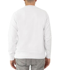 SUN68 ROUND PRINT Sweat-shirt &agrave; col rond avec imprim&eacute; blanc - Pulls molletonn&eacute;s - 3