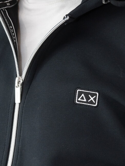 HERITAGE Sweat à capuche entièrement zippé noir - Pulls molletonnés