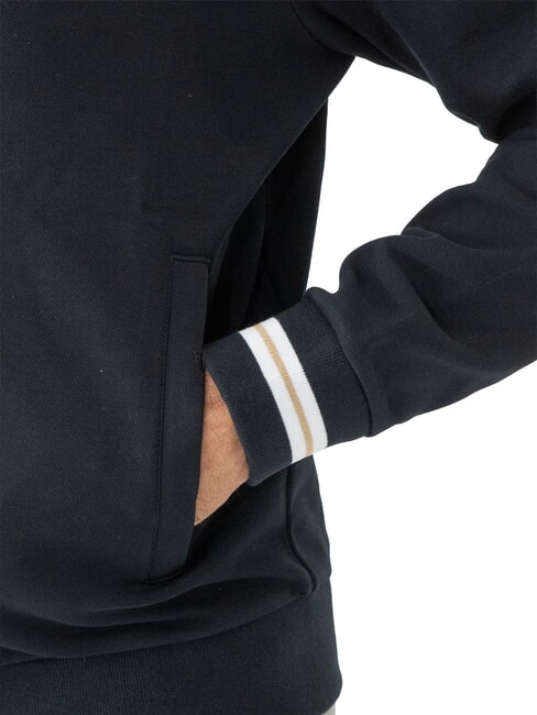 HERITAGE Sweat à capuche entièrement zippé noir - Pulls molletonnés