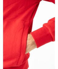 SUN68 MINI LOGO Sweat-shirt col montant avec zip rouge feu - Pulls molletonnés - 3