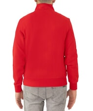 SUN68 MINI LOGO Sweat-shirt col montant avec zip rouge feu - Pulls molletonnés - 4